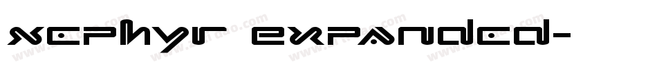 Xephyr Expanded字体转换